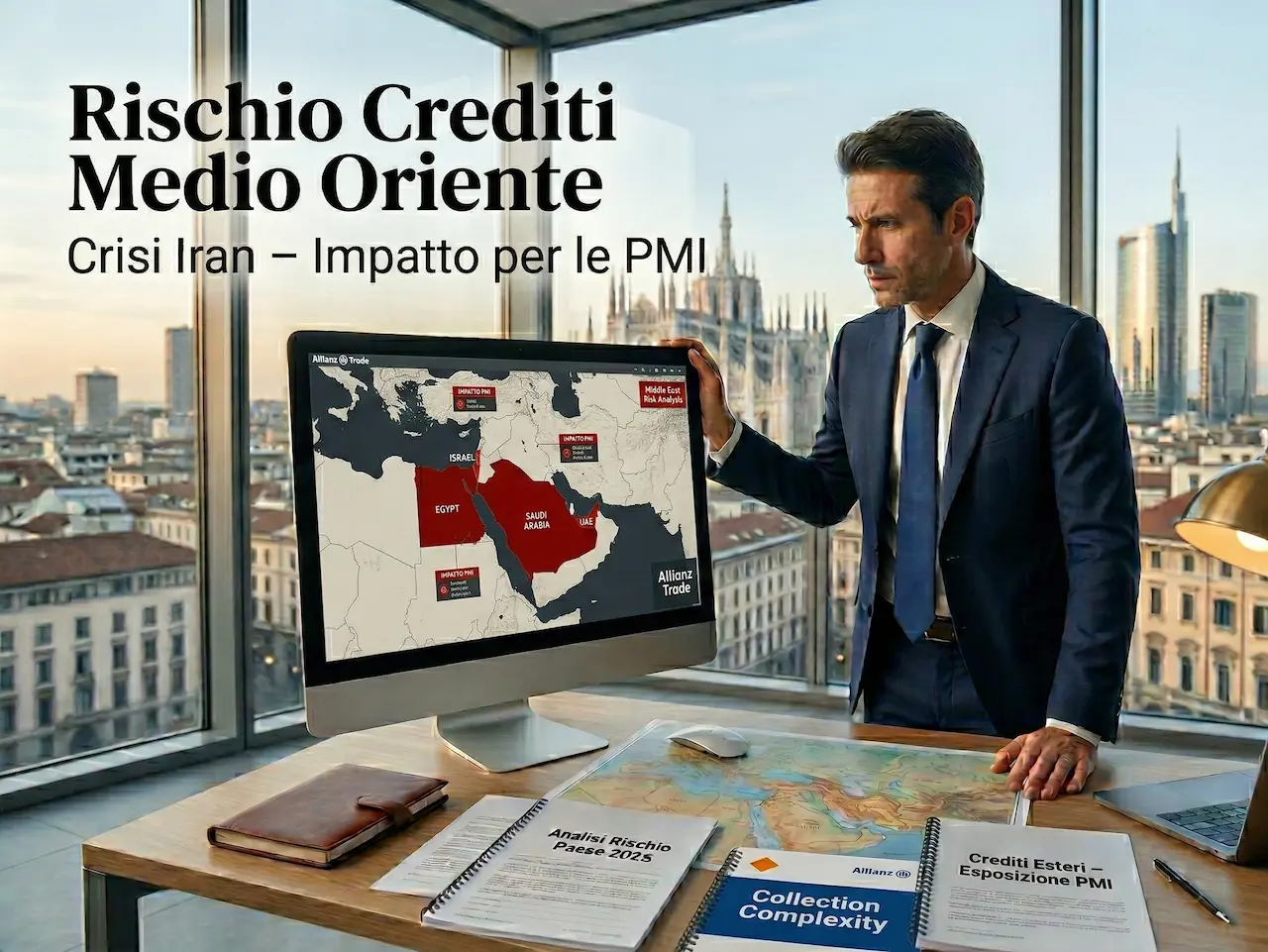 Assicurazione Credito - Rischio recupero crediti Medio Oriente - Arabia Saudita UAE Egitto Israele analisi 2026