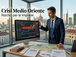 Assicurazione Credito - Broker assicurativo analizza rischi crisi Medio Oriente e blocco Stretto di Hormuz per le imprese