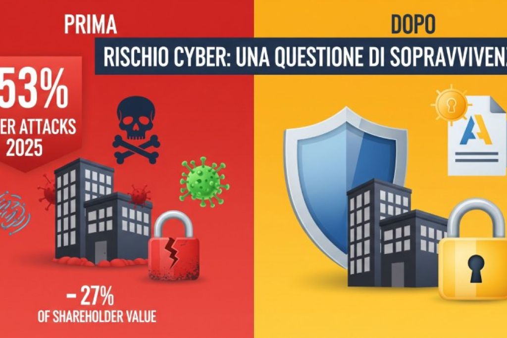 Standard sicurezza polizza cyber: infografica sui requisiti minimi di sicurezza informatica per PMI